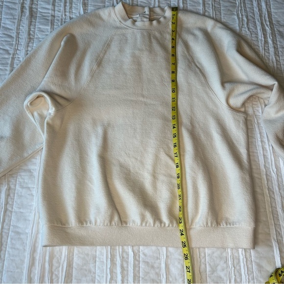 2/$30 Madewell crewneck pullover long sleeve top Ivory SZ S - Picture 13 of 14